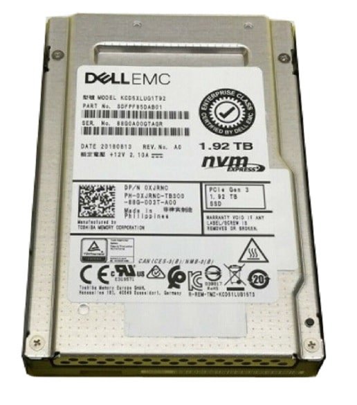 Dell EMC 1.92TB NVMe SSD for Dell Server