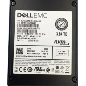 Dell EMC 3.84TB NVMe SSD