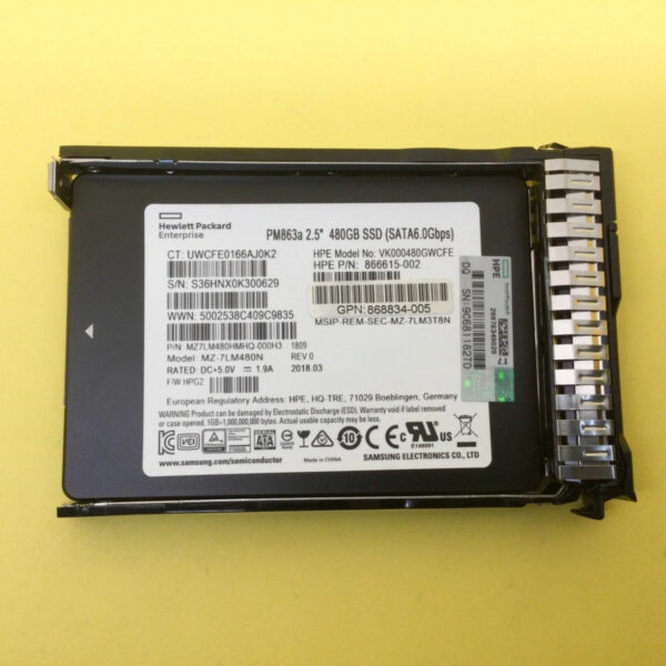 HPE 480GB SATA 6G Read Intensive SSD