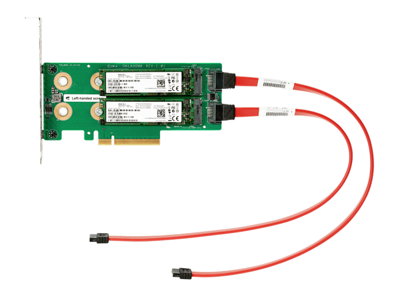 HPE Universal SATA 6G AIC HHHL M.2 SSD Enablement Kit