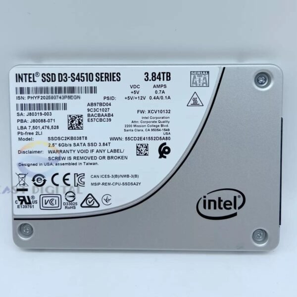 Intel 3.84TB S4510 SSD Bangladesh