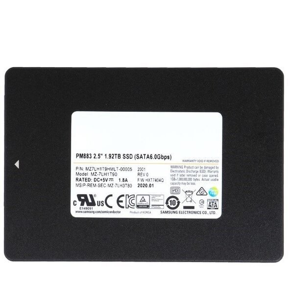 Samsung 1.92TB SATA SSD for Server