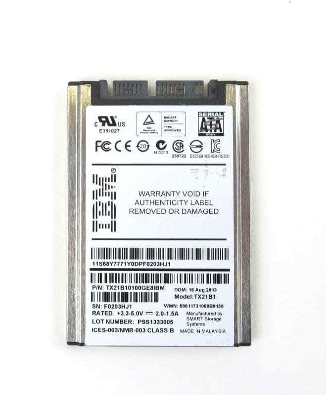 IBM 100Gb 00W1120 SATA SSD