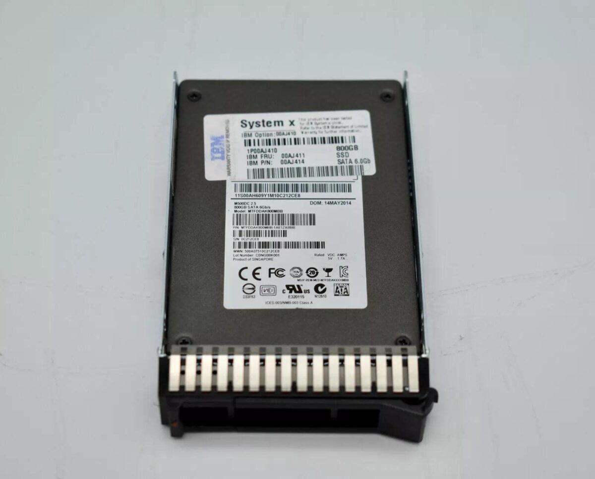 IBM 800GB SATA SSD w-Caddy