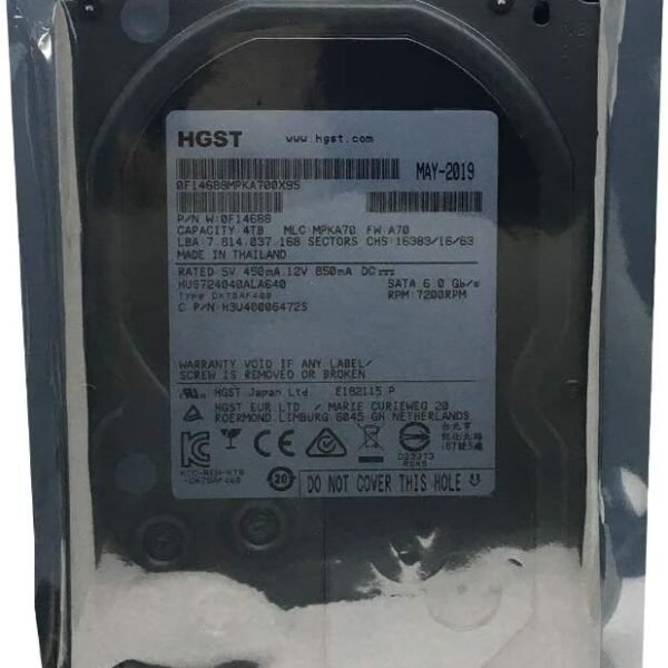 HGST HUS724030ALA640 3TB 7.2RPM 64MB SATA 3.5" Internal Hard Drive