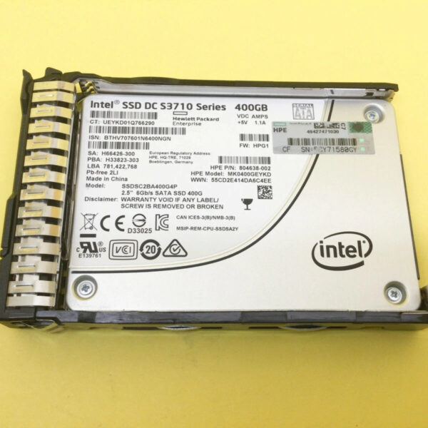 HPE 804665-B21 400GB 6G SFF 2.5" SATA SSD Price in BD