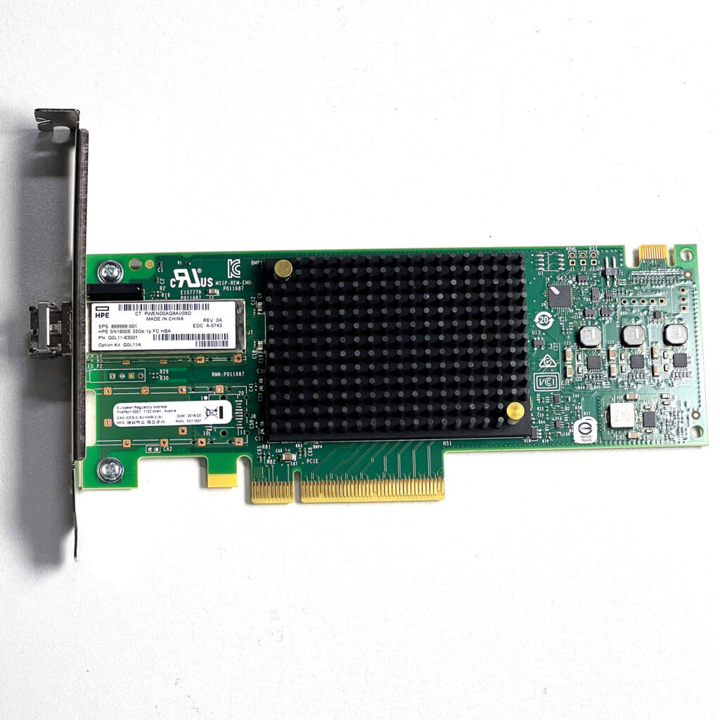 HPE Q0L11A 32GB Host Bus Adapter 1-Port FC - SN1600E - Server SSD ...
